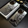 Fashion Vintage Compass Phone Case for Samsung Galaxy S25 S24 S23 Ultra 5G S22 Plus S21 FE S20 FE A15 A34 A35 A53 A54 A55 Cover