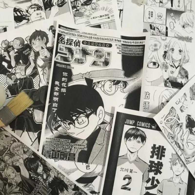 

Japanese Popular Anime Selfadhesive Wall Stickers Wallpaper Room Decoration Haikyu,20 Papers