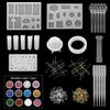 DIY Ornament Mold Silicone Drop Glue Mold Combination Set