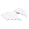 2 Pairs Shoe Wing White ABS Washable with Buckle Wing Shoe Attachment Accessory for Decoration