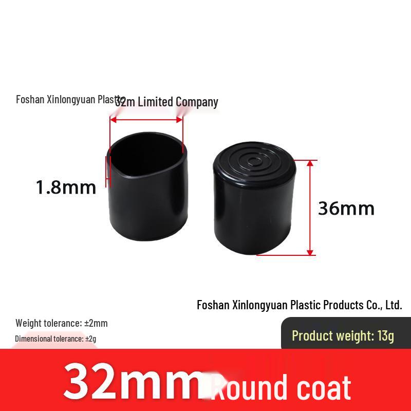 Non-slip Rubber Sleeve for Round Tube Furniture Legs and Pipes