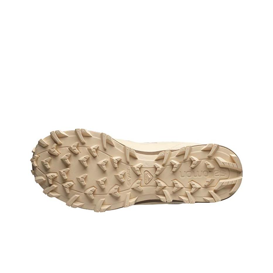 GR10K x Salomon Fell Raiser Mid Bleached Sand Unisex Sneakers Brown Kangaroo Vanilla-Ice L41672100