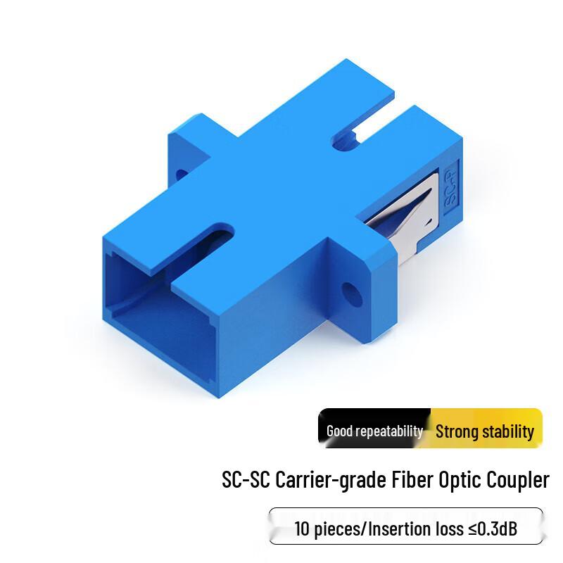 Xixun Carrier-Grade SC Fiber Optic Adapter (10-Pack)