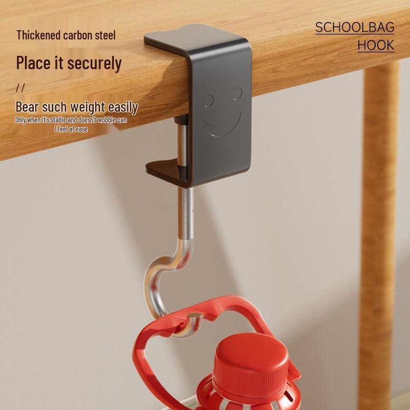 Durable Adjustable Non-Adhesive Hook for Schoolbags and More