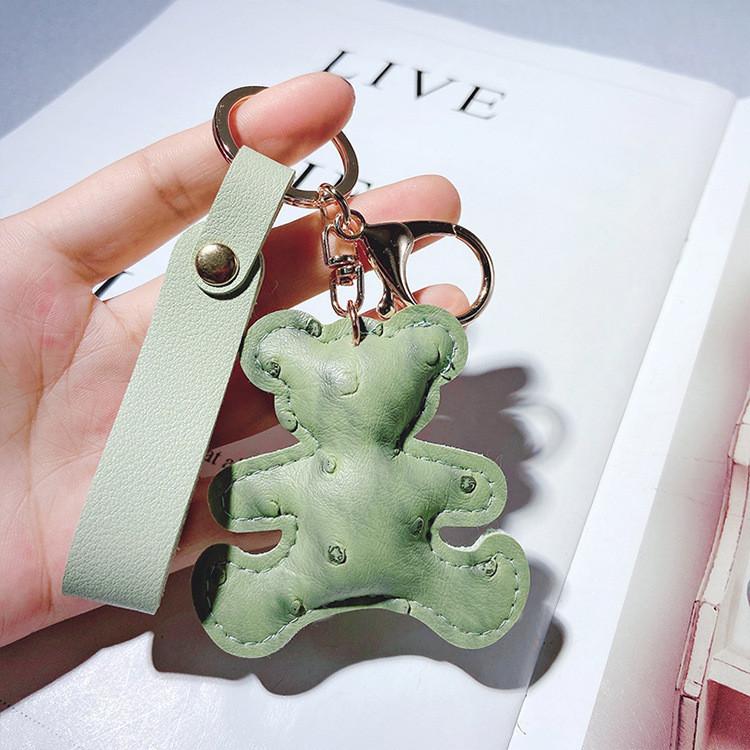 

Модный кожаный брелок с рисунком оленя и очаровательной формой медвежонка для женщин StyleH