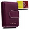 Women's Leather Wallet with Snap Closure - Peterson