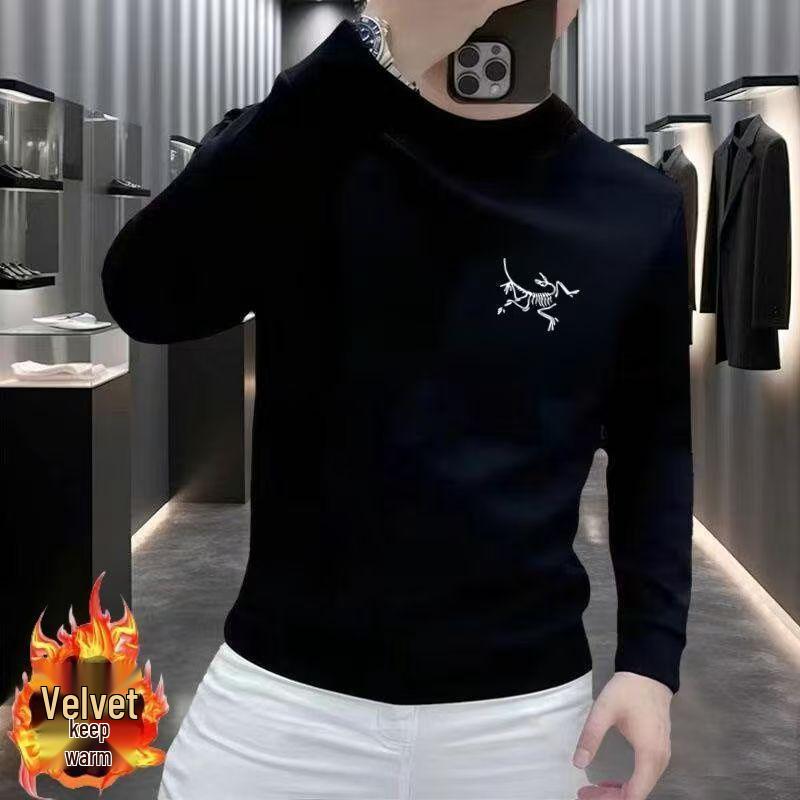 2025 Men's Trendy Autumn Printed Loose Casual Crew Neck Pullover