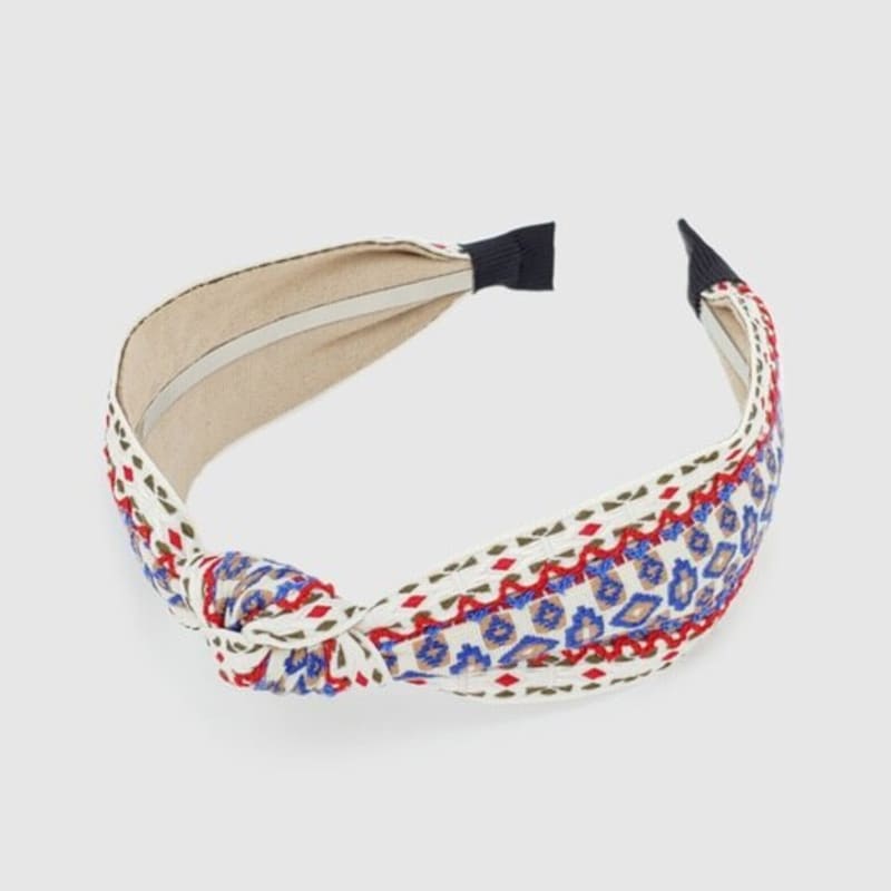 LALA Bandana Breites Haarband - Elfenbein