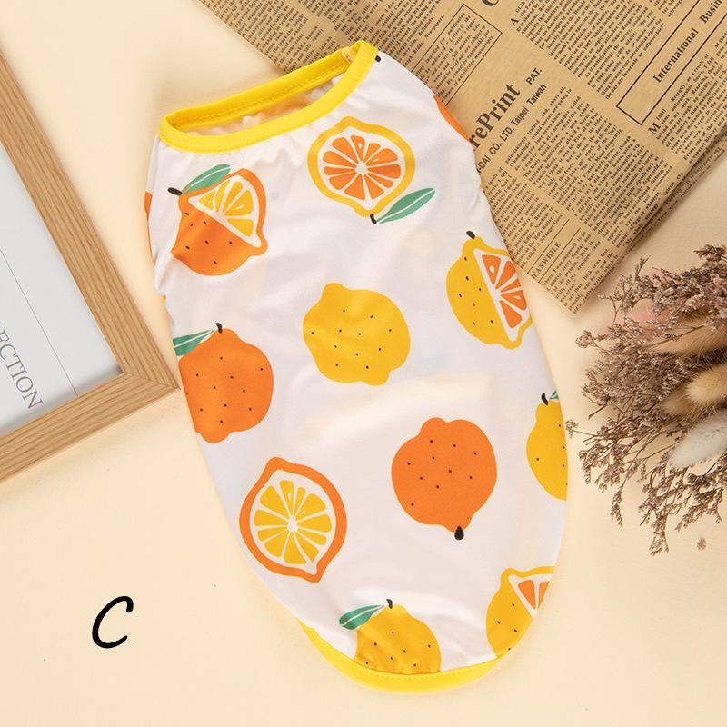Pet Dog Vest Cat Vest Dog Clothes Cat Clothes Summer Thin Breathable Cooling Cut