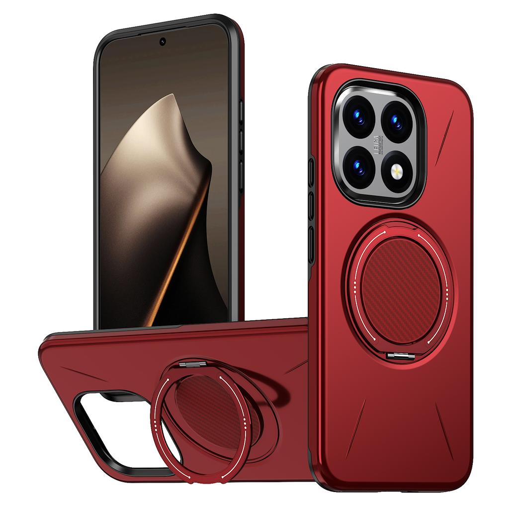 360° Magnetic Bracket Phone Case For Xiaomi 15T Mi 15t For Magsafe Shockproof Stand Holder Cover Funda Coque