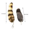 Plush Tail Charm Key Holder Keyring Pendant Decorations Purse Bag Charm