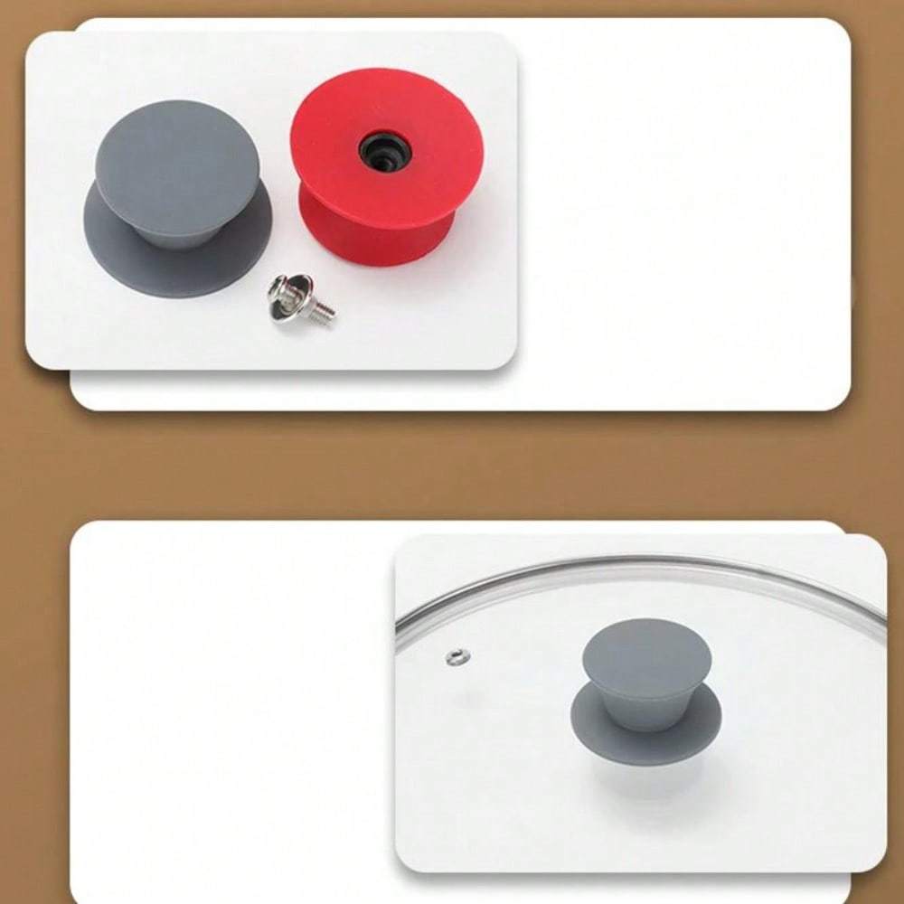 Tapa de Olla de Silicona Universal de Repuesto Cubierta para Utensilios de Cocina Perillas para Tapa de Olla Accesorios para Utensilios de Cocina Perilla Mango