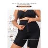 High Waist Buckle Tummy Control Butt Lifting Postpartum Anti Exposure Shapewear Safety Shorts