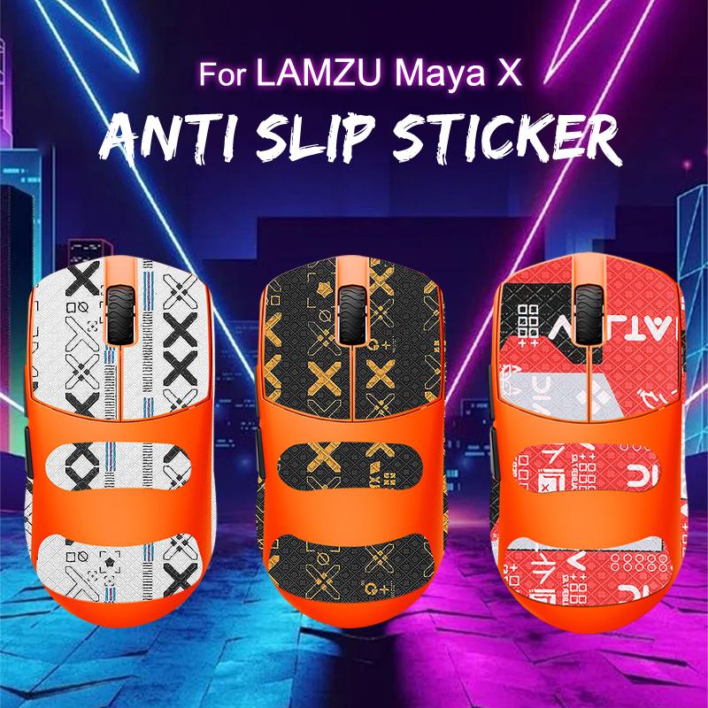 Anti-Slip Mouse Grip Tape Skate Suck Sweat Sticker For Lamzu Maya X Gaming Mouse For Computer E-Sports Gamer