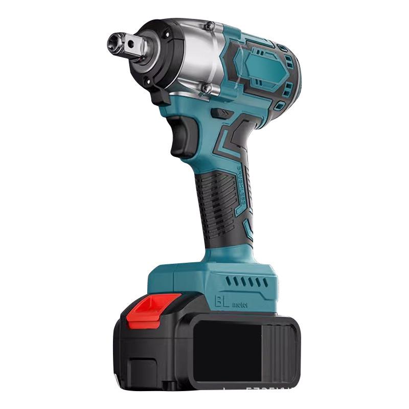 Brushless High-Torque Cordless Electric Impact Wrench with Lithium Battery for Auto Repair