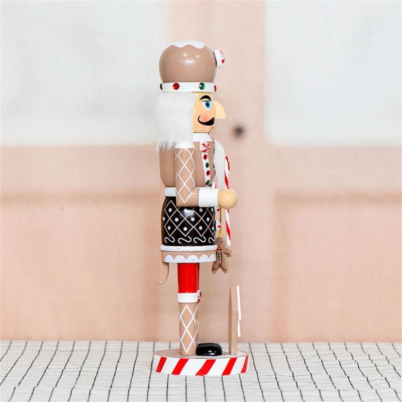 36cm Wooden Man Figurine Christmas Tree Decoration Party