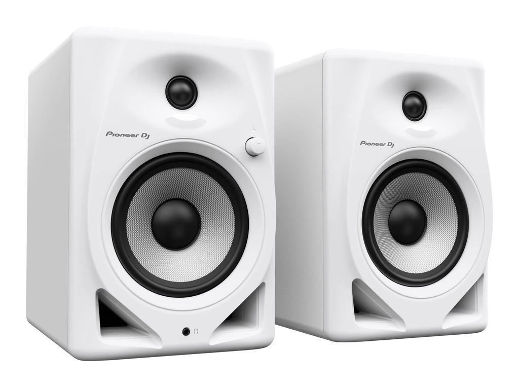 Pioneer DJ 5palcový 2pásmový aktivní monitorový reproduktor DM-50D-W (Bílý) Bílý
