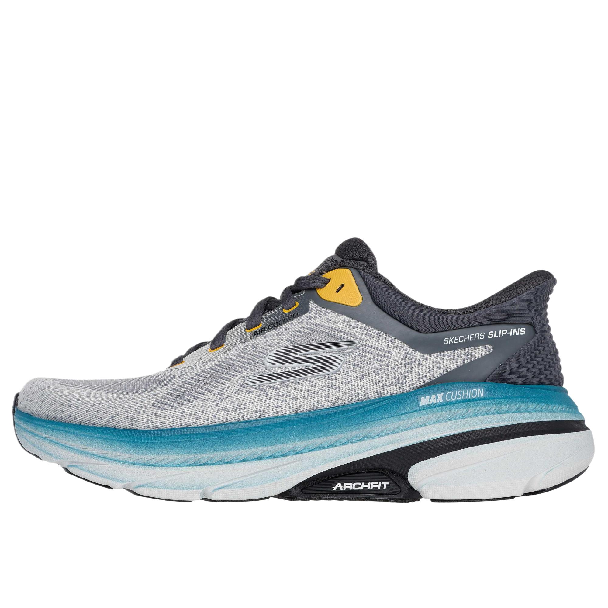 Skechers Arch Fit 2.0 Fashion Versatile Comfortable Mid-Top Running Shoes Men sneaker Gray 220584-GYCC 43.5