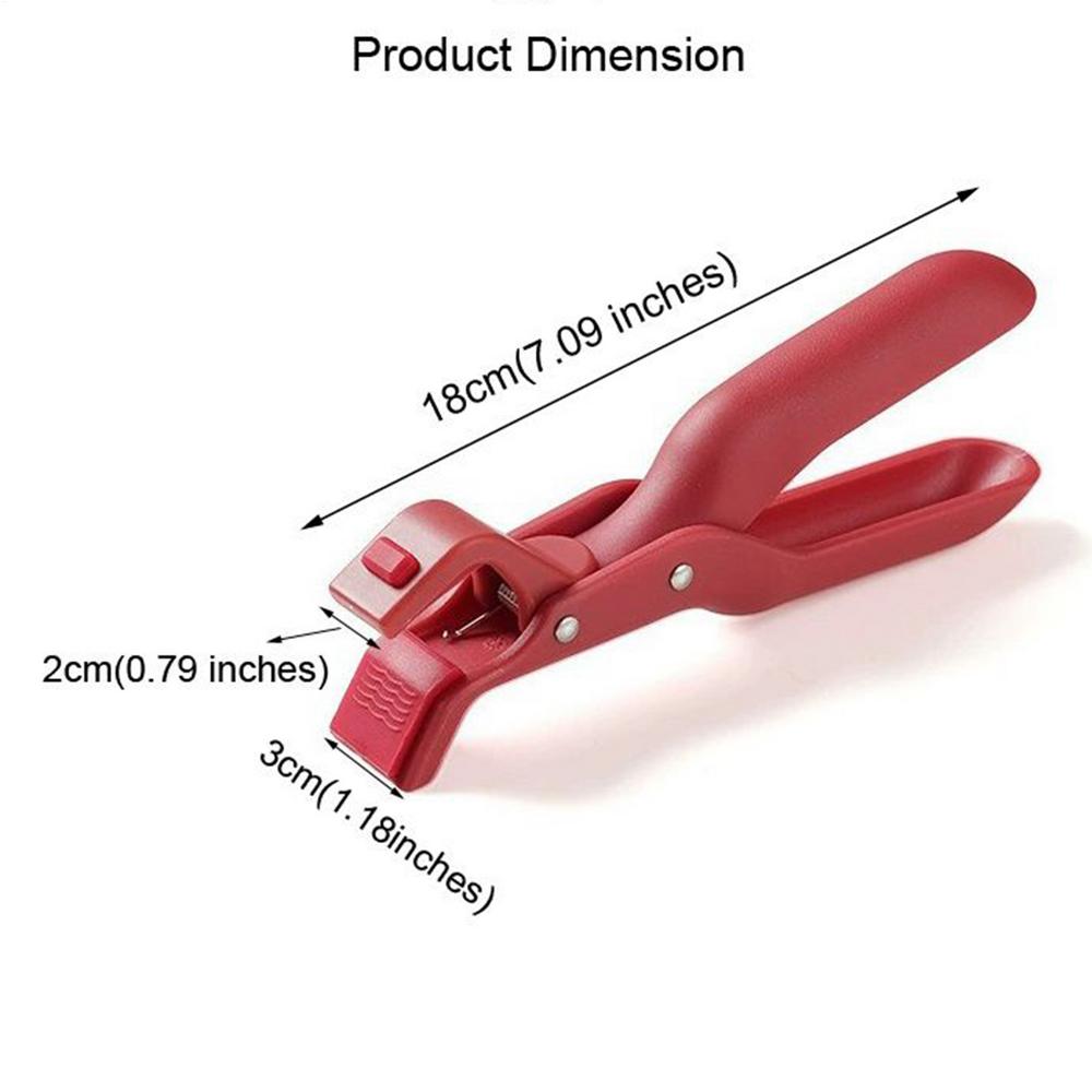Anti Scalding Clip Tray Holder Bowl Holder Multifunctional Tray Holder Anti Slip Home Silicone Anti Scalding Clip красный