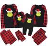 Christmas Prints Family Matching Long Sleeve Tops+Pants Set Family Matching Sets