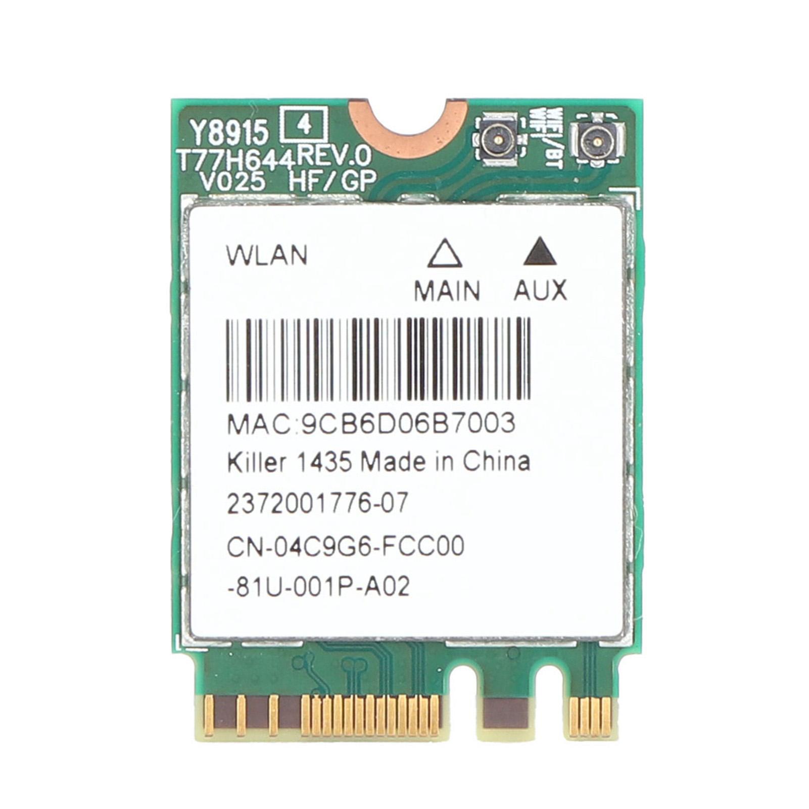 

Network Card Dual Frequency 2.4GHz 5GHz 867Mbps Wireless Adapter for DELL Laptop