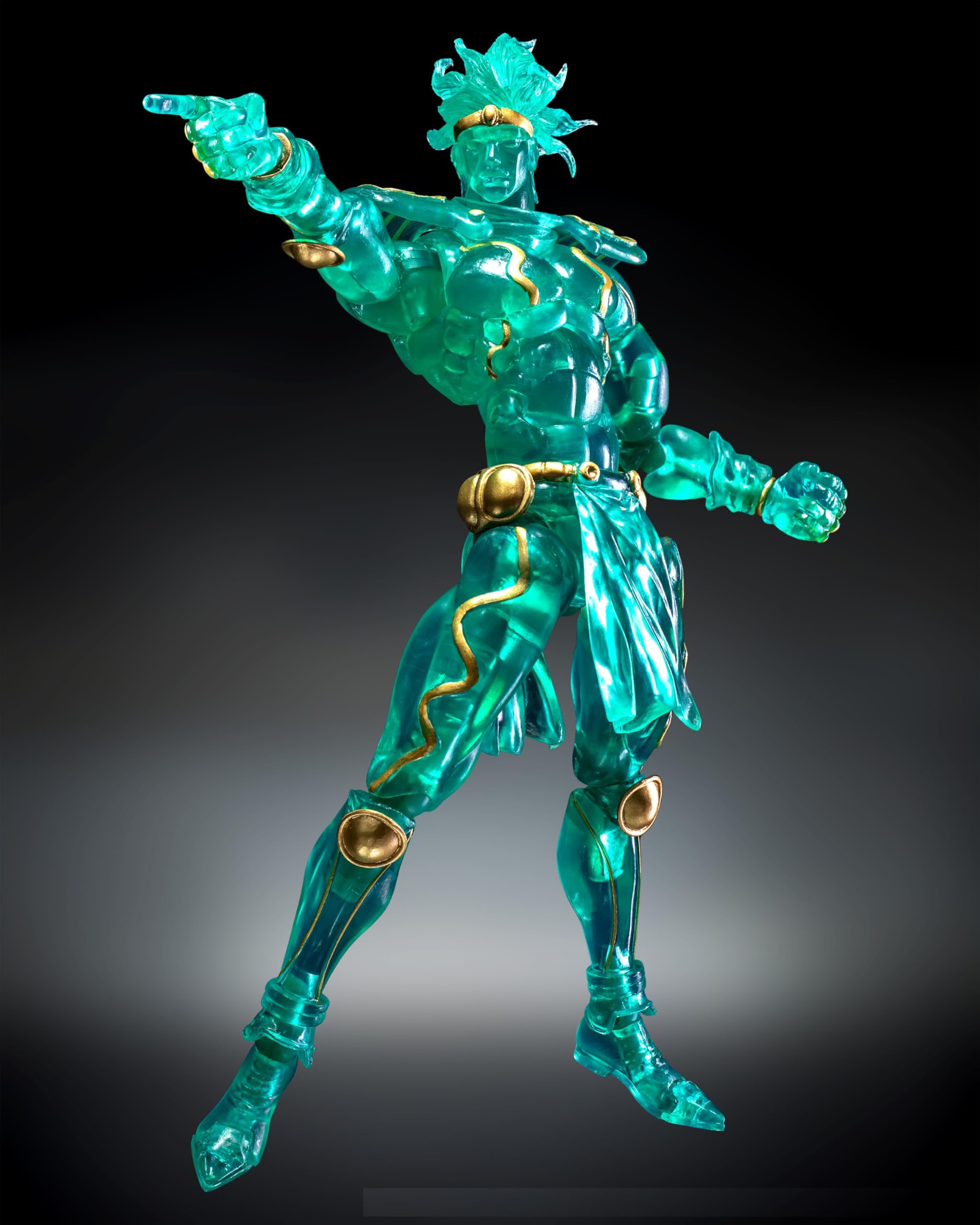 Super Action Statue JoJo s Bizarre Adventure Part 3 Star Platinum Ver. CLEAR & GOLD WF2025 Summer Limited Goods
