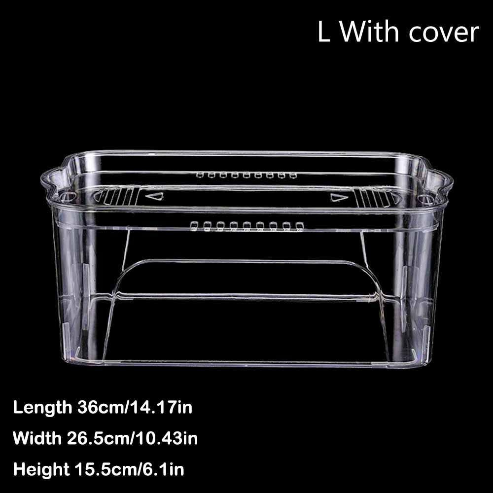 High Quality Transparent Fish Tank Square Plastic Fish Breeding Box With Lid Aquariums Table Decoration