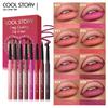8 Stück Lipliner Stift Set Langanhaltend, Wasserdicht Schweißfest, Einfaches Auftragen Nicht verblassende Farbabgabe Lipgloss Set Beauty Make-up