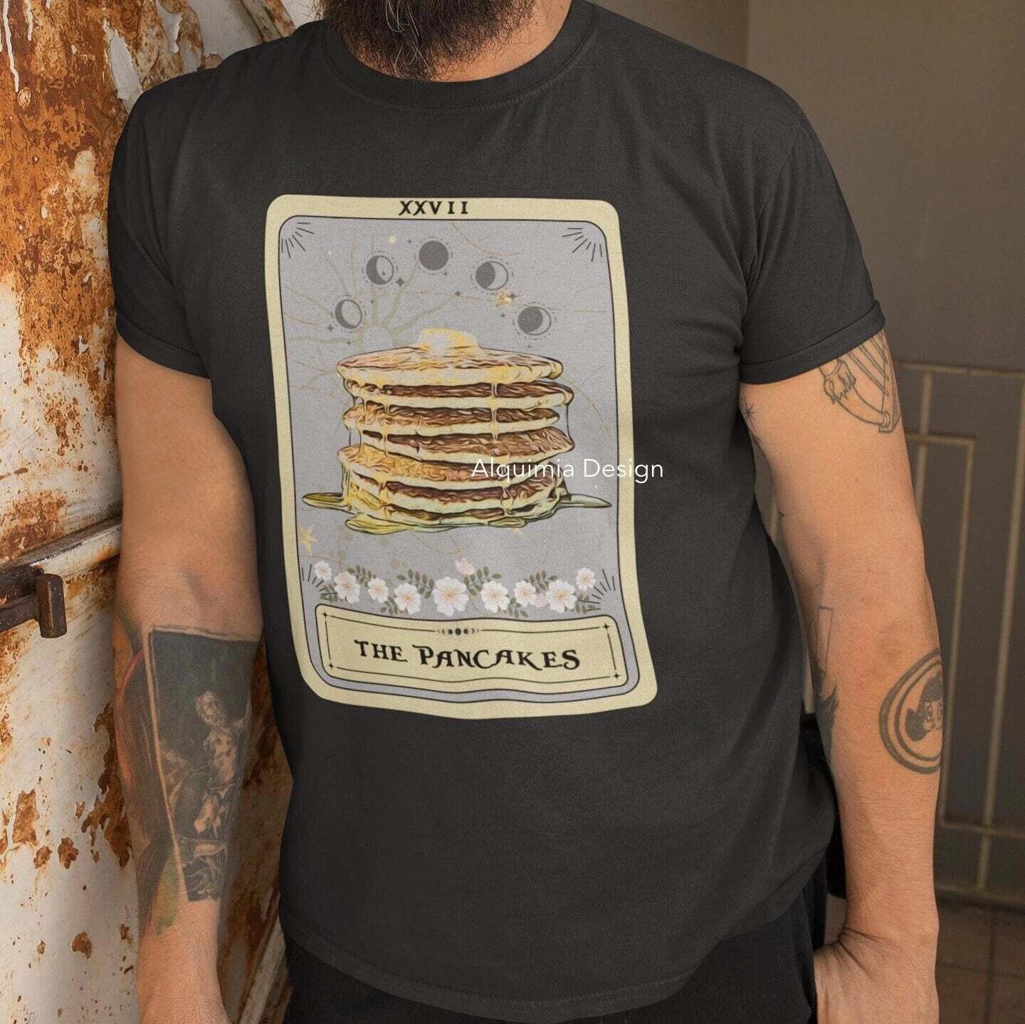 The Pancakes Tarot Card Shirt, Breakfast 4XL