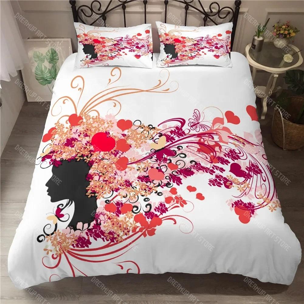 Girl Butterfly Duvet Cover Set Beautiful Fairy Butterflies Single Bedding Set Flower Fairy Fantasy Queen Comforter Cover 2_3 Pc