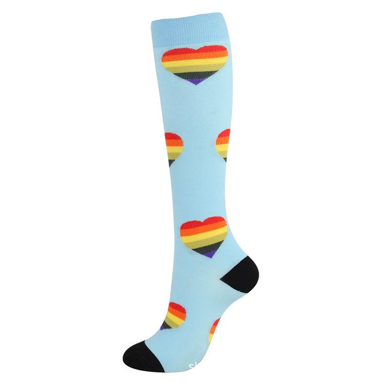 200+ Styles Compression Sports Socks for Men & Women: Breathable, Non-Slip Calf Socks for Fitness & Marathon, Individually Packaged