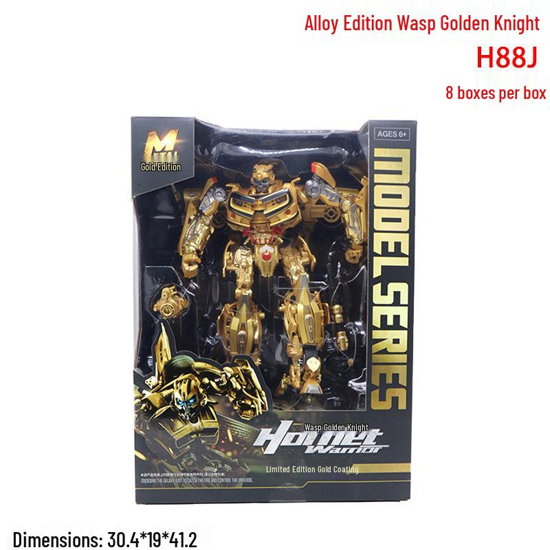 Alloy Transforming Robot Toy: Bumblebee & Optimus Prime Warrior Figures