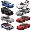 MOC Technical Car Speed Vehicles Turbo Spyder Carreras Cayennes Targas Sportscar Sets Building Blocks Kid Toys Christmas Gift