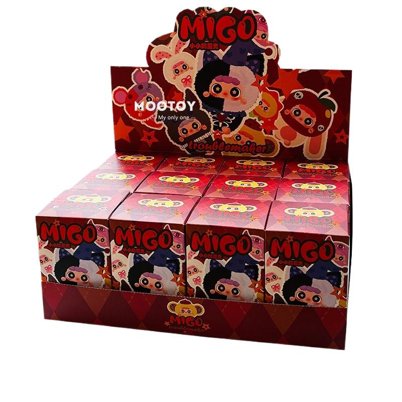 Latest Migo Small Troublemaker Series Plush Blind Box Adorable Stuffed Doll Pouch Pendant Fashionable Toy Designed For Surprise Girls Gifts Decoration