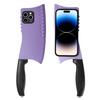 Creative Purple Kitchen Knife Design Soft Case for iPhone 17 Pro Max/16/15