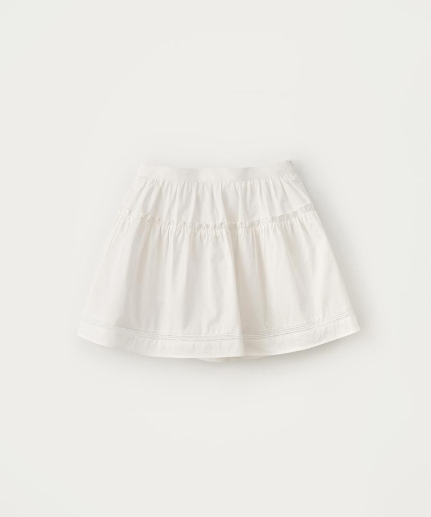 Sseomweeobeoteo Soy Shirring Mini Skirt - Ivory