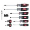 KTC Resin Grip Driver + Bit Ratchet Interchangeable Driver Set TPMD18EM (TPMD18, TMDB8) Red & Black