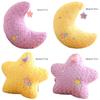 Cute Star And Moon Plush Pillow For Kids Soft And Fluffy Stuffed Toy For Home Decor And Birthday Gifts From Diman