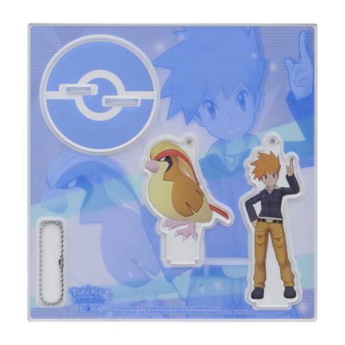 [Pokemon] Pokemon Center Acrylic Stand Keychain - TRAINERS Salon!! Green