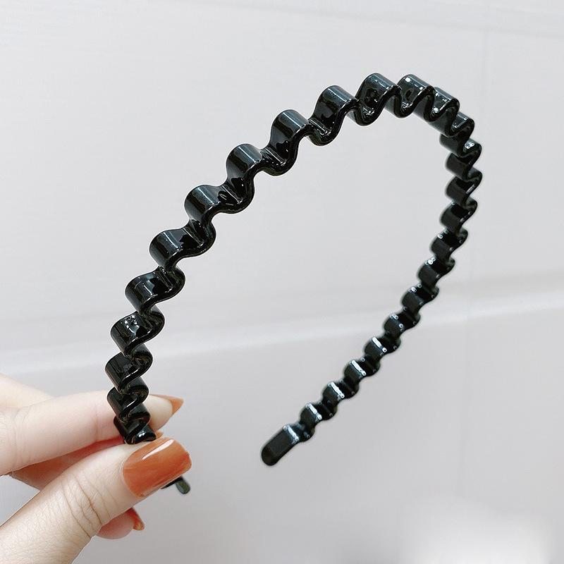 Nowe Damskie Czarne Podstawowe Wysokoelastyczne Opaski do Włosów do Mycia Twarzy, Uchwyt do Włosów, Opaski dla Dziewcząt, Gumki do Włosów, Modne Akcesoria do Włosów