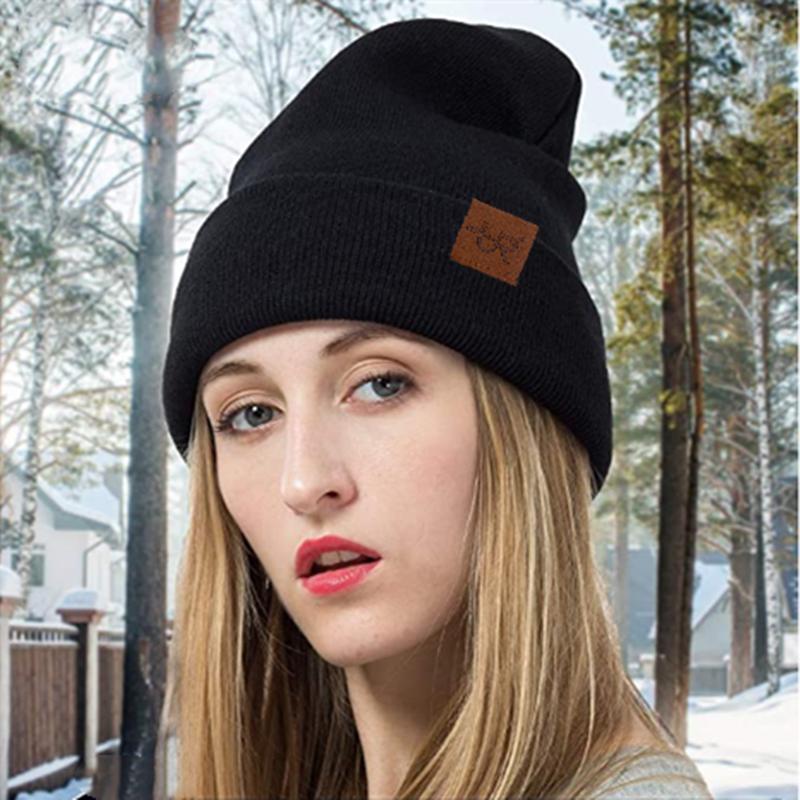 1 Pcs Unisex Beanie Hat Casual Beanie For Men & Women Warm Soft Knitted Hat Stylish Plain Daily Winter Hat