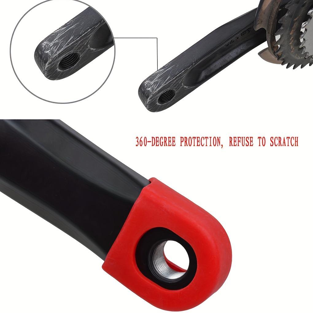 1 Pair Bicycle Crank Arm Protector Cover Mountain Road Bike Universal Crankset Protective Caps MTB Cycling Accessories
