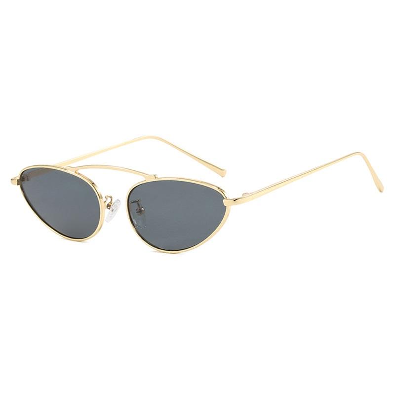 Sexy Cat Eye Sunglasses Women Vintage Triangle Metal Sun Glasses Punk Fashion Party Gafas De Sol