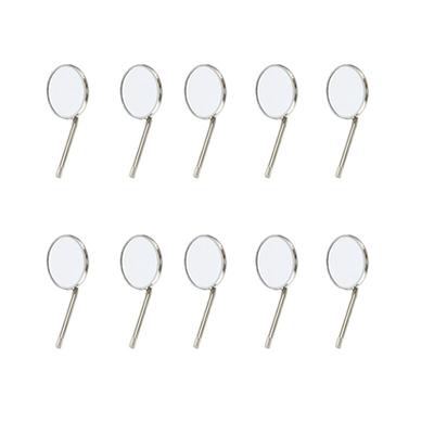 10 teile/satz Dental Mund Spiegel Reflektor Zahnarzt Ausrüstung Edelstahl Dental Mund Spiegel Oral Care Tool Set Kit