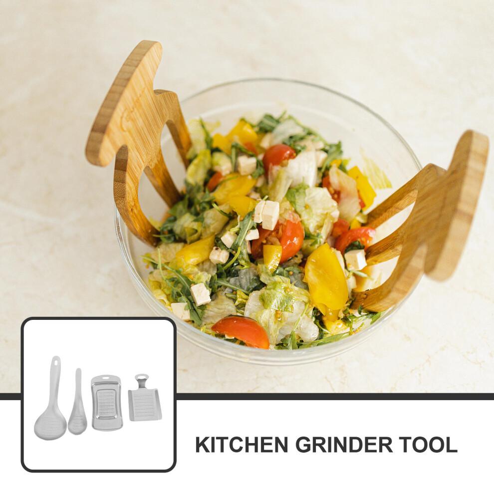 4 Pcs Kitchen Garlic Presser Stainless Steel