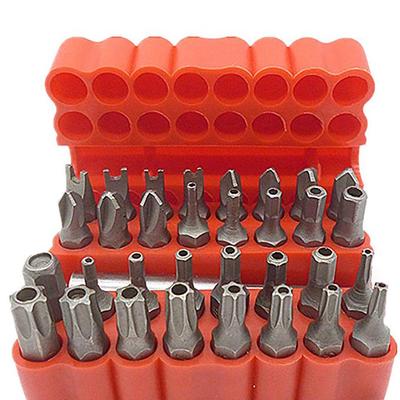 Jeu de 33 embouts de tournevis WD Source: Embouts creux et de forme irrégulière, Embouts hexagonaux intérieurs pour perceuses sans fil