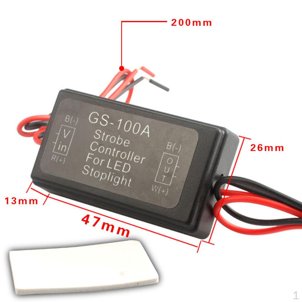 

Auto 100A Back Brake Flash Light Flashing Controller Box Module