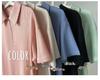Elegant Summer Waffle Knit Polo Collar Dress - Age-Reducing, Solid Color Short Skirt for Women (2026)