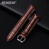 Men Women Fashion Bright Genuine Leather Watch Straps 12/14/16/18/20/22mm Watchbands Bracelet Smooth Replacement Wristband