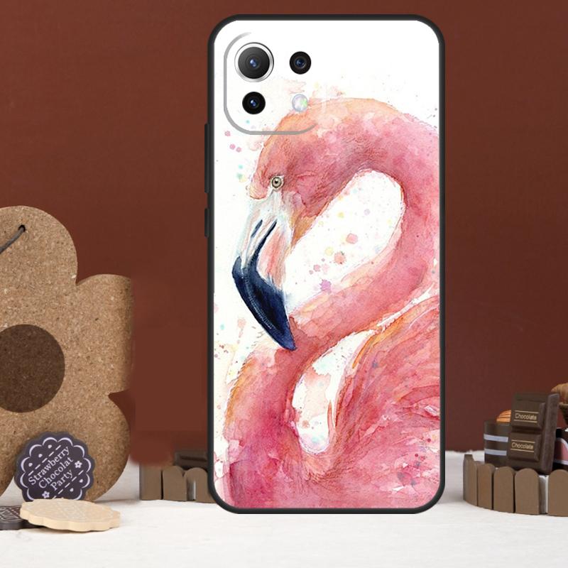 Pink Red Flamingo Case For Xiaomi 15 Ultra 14 15T 13T 14T 17 Pro Max POCO F8 Ultra X7 X5 X6 F5 F6 F7 Pro Cover